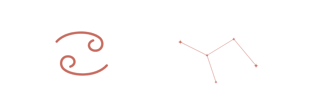 Рак — знак зодиака, иллюстрация